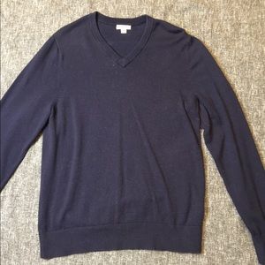 V-Neck Sweater Navy Blue